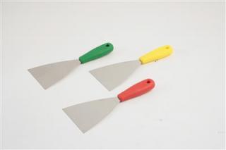 Rozsdamentes acél spatula 100mm széles, hajlékony (5 színben)