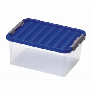 Heidrun Clipbox Átlátszó Tároló doboz  14L 40x29x18cm Clippes tetővel