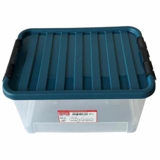 Heidrun Clipbox Átlátszó Tároló doboz  25L 44x31x23cm Clippes tetővel
