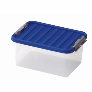 Heidrun Clipbox Átlátszó Tároló doboz   8,0L 34x23x16cm Clippes tetővel