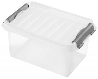 Heidrun Clipbox - Lite Tároló doboz  4,0L 27,5x18,5x13cm Clippes tetővel