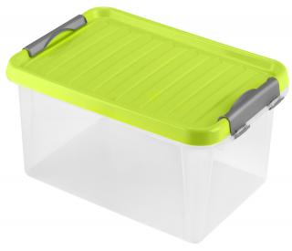 Heidrun Clipbox - Lite Tároló doboz  8,0L 33x22,5x16cm Clippes tetővel