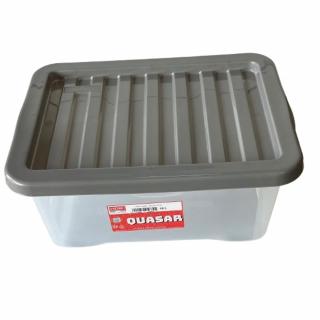 Heidrun Quasar Átlátszó Tároló doboz  18L 43x33x18cm tetővel