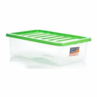 Heidrun Quasar Átlátszó Tároló doboz  40L 80x40x18cm tetővel
