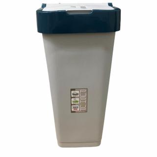 Heidrun Szemetes billenős 60L 40x33x67cm Push Up Szürke