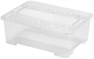 Heidrun Tex Box 2. Tároló doboz 10L 38x28x14cm tetővel