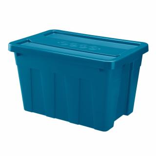 Heidrun The Box Kék Tároló doboz 100L 66x50x41cm tetővel