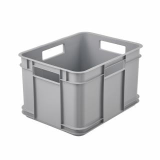 Keeeper Euro-box M Tároló doboz 16L 35x27x22cm eco Szürke