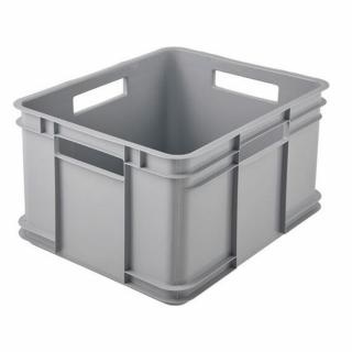 Keeeper Euro-box XL Tároló doboz 28L 43x35x24cm eco Szürke