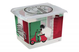 Keeeper Fashion-Box Tároló doboz 20,5L 39x29x27cm Italy