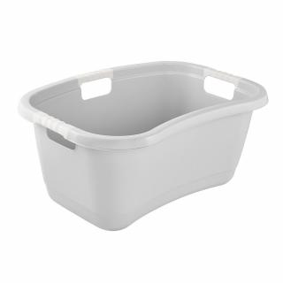Keeeper Ruháskosár 50L 65x45x28cm ergonomikus SZÜRKE Janne