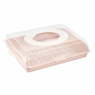 Keeeper Sütemény tartó 35x45x11cm Nordic Pink