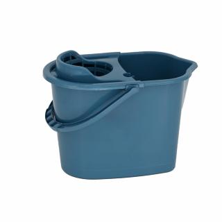 York Felmosó Vödör csavarókosárral 10L 36x27x25cm GREY, NATURAL
