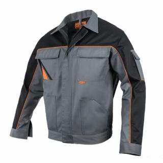 PROFESSIONAL Grey Munkavédelmi Kabát, szürke/fekete (Kiváló)