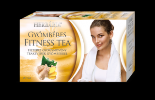 Herbária Fitness-Gyömbér tea - filteres gyógynövény teakeverék gyömbérrel