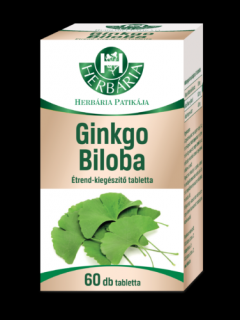 Herbária Ginkgo biloba étrend-kiegészítő tabletta