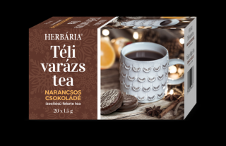 Herbária Téli Varázs narancsos csoki ízű teakeverék