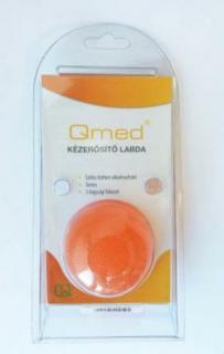 QMED Kézerősítő gél labda kemény, narancssárga