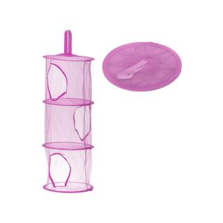 Akasztható rendszerező játékokhoz - henger Rózsaszín: Rózsaszín