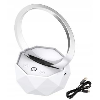 Bluetooth hangszóró RGB LED világítással - Music Speaker Fehér: fehér