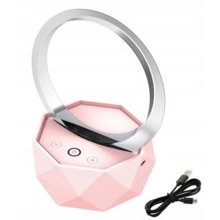 Bluetooth hangszóró RGB LED világítással - Music Speaker Rózsaszín: Rózsaszín