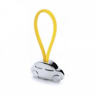 Ezüst színű játékautó kulcstartó Sárga: sárga