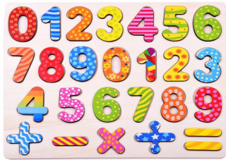 Fa számok és jelek a számolás tanulásához