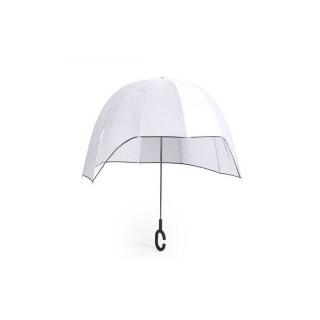 Félgömb alakú esernyő 92 cm Fehér: fehér