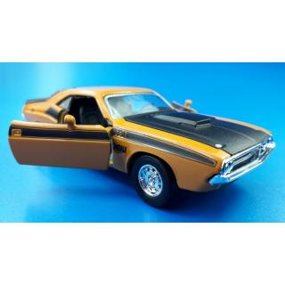 Fém autó modell - Nex 1:34 - 1970 Dodge Challenger T/A Sárga: sárga