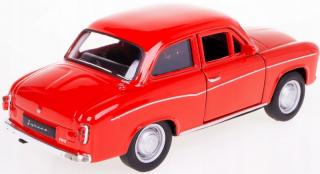 Fém autó modell - Nex 1:34 - Syrena 105 Piros: piros