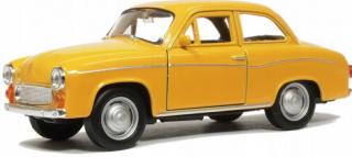 Fém autó modell - Nex 1:34 - Syrena 105 Sárga: sárga