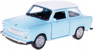Fém autó modell - Nex 1:34 - Trabant 601 Kék: kek