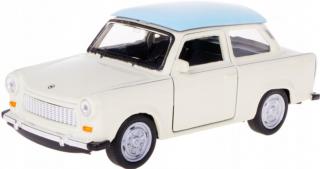 Fém autó modell - Nex 1:34 - Trabant 601 türkiz: bézs