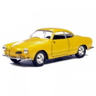Fém autó modell - Nex 1:34 - Volkswagen Karmann Ghia Coupe Sárga: sárga