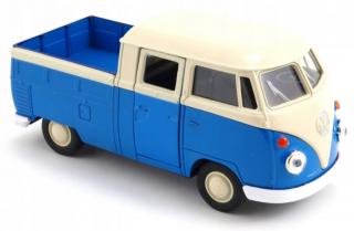 Fém autó modell - Nex 1:34 - Volkswagen T1 Double Cabin Pick Up Kék: kek