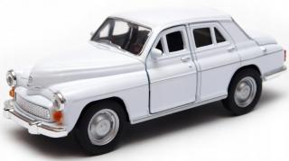 Fém autó modell - Nex 1:34 - Warszawa 224 Fehér: fehér