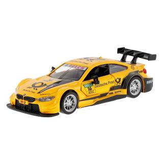 Fém autómodell - BMW M4 DTM Motorsport 1:44 Sárga: sárga