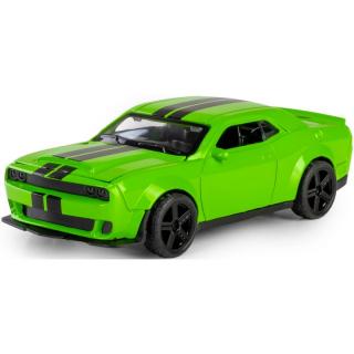 Fém autómodell - Die Cast CRASH CAR - Chevrolet Camaro Zöld: zold