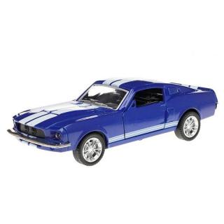 Fém autómodell - Ford Mustang Shelby GT 350 1985, 1:32 Kék: kek