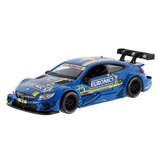 Fém autómodell - Mercedes-AMG C 63 DTM motorsport 1:43 Kék: kek