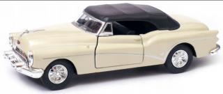 Fém autómodell - Nex 1:34 - 1953 Buick Skylark (Close Top) türkiz: bézs