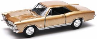Fém autómodell - Nex 1:34 - 1965 Buick Riviera Gran Sport türkiz: arany