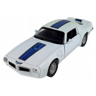 Fém autómodell - Nex 1:34 - 1972 Pontiac Firebird Trans AM Fehér: fehér