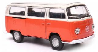 Fém autómodell - Nex 1:34 - 1972 Volkswagen Bus T2 Narancs: narancs