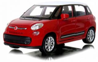 Fém autómodell - Nex 1:34 - 2013 Fiat 500L Piros: piros
