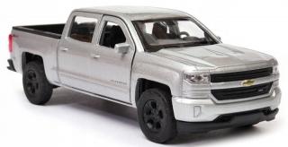 Fém autómodell - Nex 1:34 - 2017 Chevrolet Silverado ezüst: ezüst