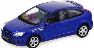 Fém autómodell - Nex 1:34 - Ford Focus ST Kék: kek