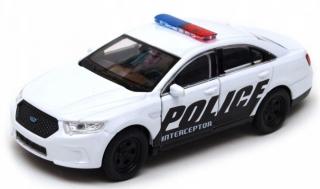 Fém autómodell – Nex 1:34 – Ford Police Interceptor (USA) Fehér: fehér