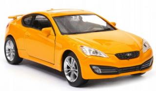 Fém autómodell - Nex 1:34 - Genesis Coupe (2009) Sárga: sárga