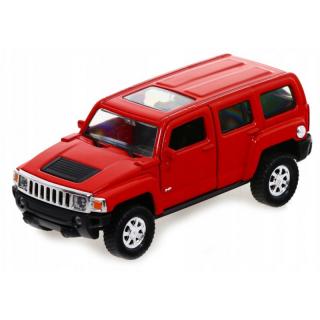 Fém autómodell - Nex 1:34 - Hummer H3 Piros: piros